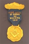 Antique Kansas Masonic Home 1919 Badge