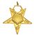 O.E.S.. Officer Jewels Gold Plate - Set of 18