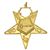 O.E.S.. Officer Jewels Gold Plate - Set of 18