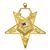 O.E.S.. Officer Jewels Gold Plate - Set of 18