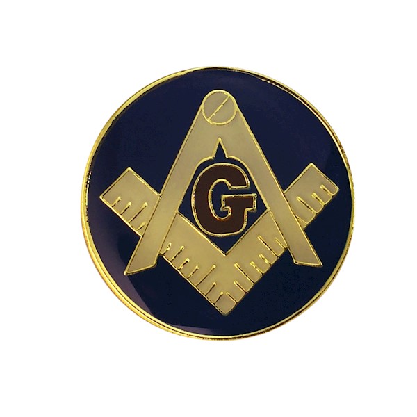 Mason Lapel Pin - circle