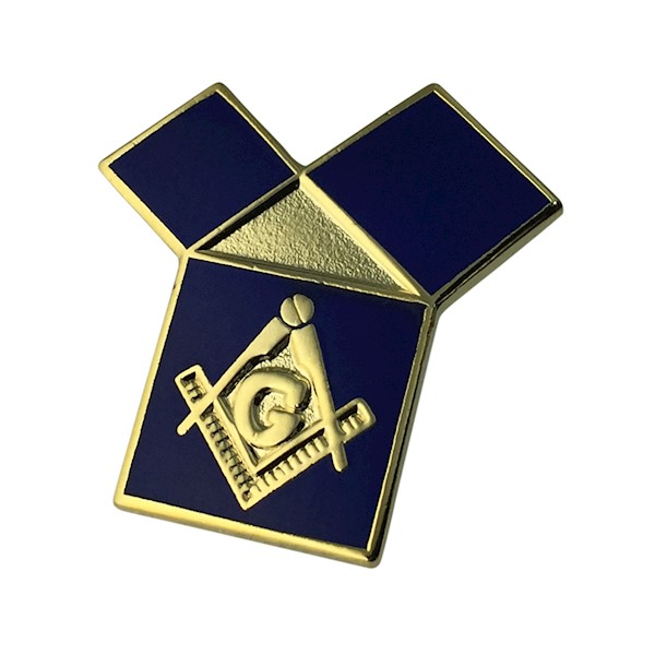 47th Problem of Euclid Masonic Pin