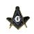 Masonic Square & Compass Button