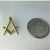 Masonic Square & Compass Lapel Pin