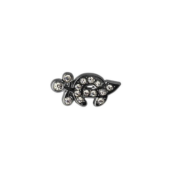 Shrine Lapel Button in silver tone