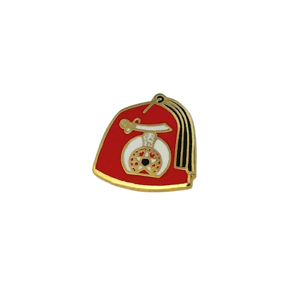 Shrine Fez Lapel Pin