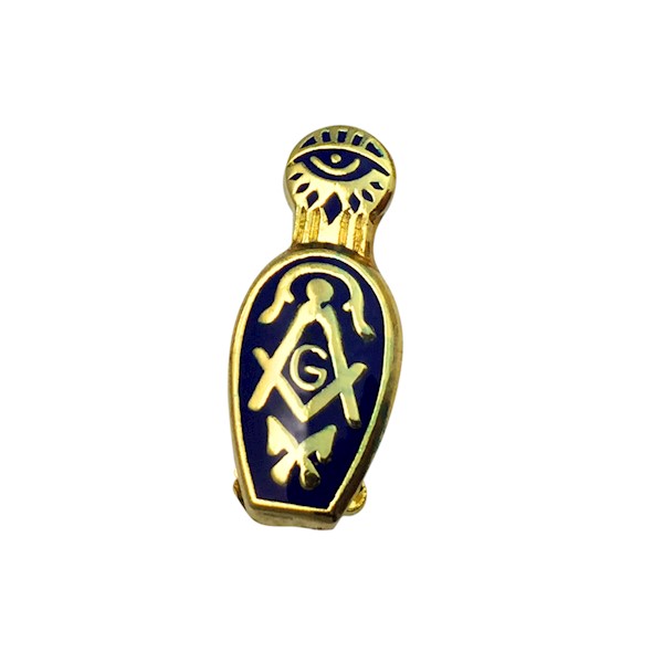 OES Gold Plate Slipper Pin