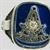 Past Master Enamel Silver Ring 11002