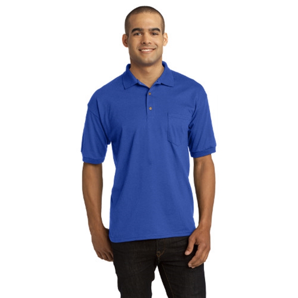 JERSEY KNIT POCKET POLO