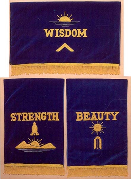 Masonic Pedestal Covers