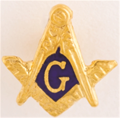 Masonic Lapel Button in 10K YG