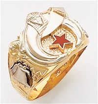 Masonic Shrine Ring Macoy Publishing Masonic Supply 3267BL