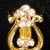 OES Musician Charm Goldtone