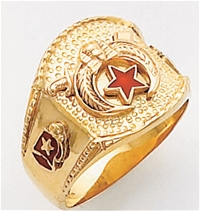 Masonic Shrine Ring Macoy Publishing Masonic Supply 5191BL