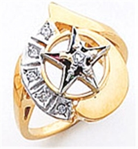 O.E.S. Member's Open background ring