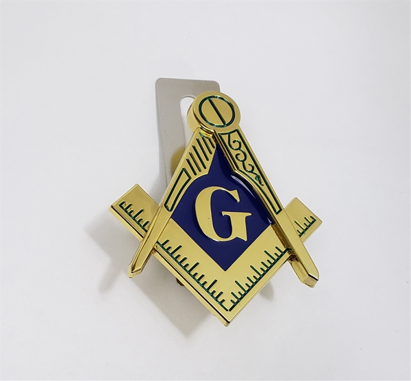 Masonic Metal Auto Emblem