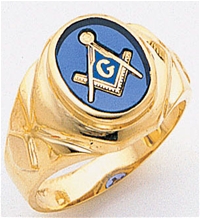 Masonic Ring - 9932 - open back