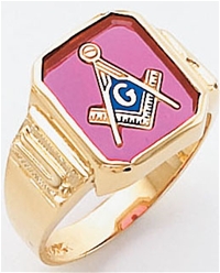 Masonic Ring - 9968 - open back