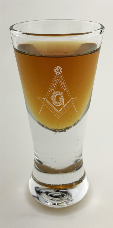 Masonic Firing Shot Glass