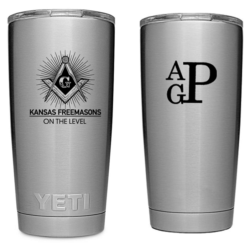 20 oz Yeti Tumbler Kansas